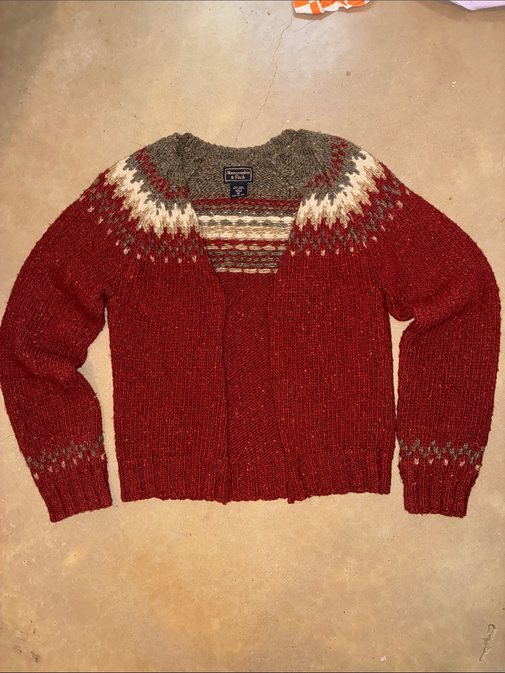 VINTAGE Wool Cardigan Sweater